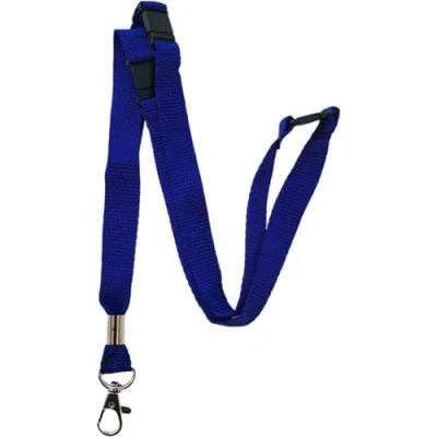 Image of PAC Supplies Global 15mm Colourful Neck Lanyard With 3 Point (Triple) Safety Breakaway (Purple, 1 Lanyard)