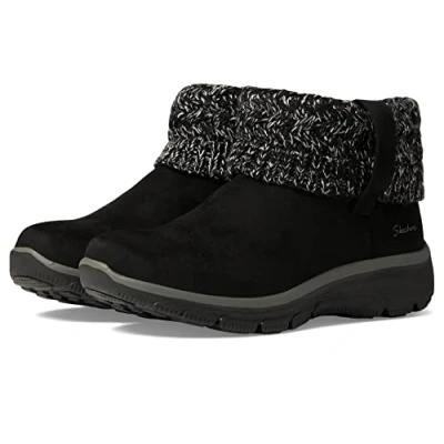 Image of Skechers Women&#039;s Easy Going Cozy Weather Winter, Boots, Black, 3 UK