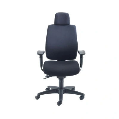 Image of Avior Elbrus High Back Operator Chair KF73875, Fabric, Black, 48 x 47 650 cm