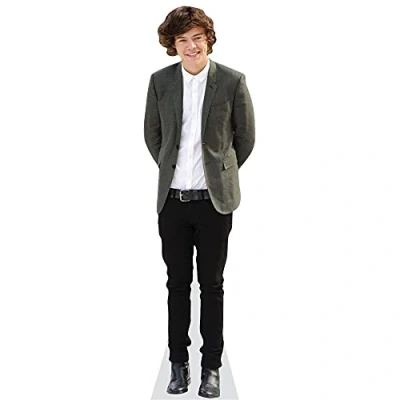 Image of Harry E. Styles (Grey Blazer) Mini Size Cutout