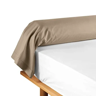 Image of douceur d&#039;intérieur, Lina Sable Bolster Pillowcase (85 x 185 cm) 100% Cotton