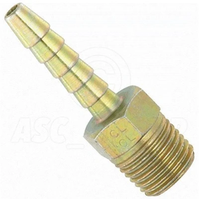Image of PCL 4.75mm (3/16&quot;) Hose Tail Adaptor R 1/4 Male Thread Air Line HC1205
