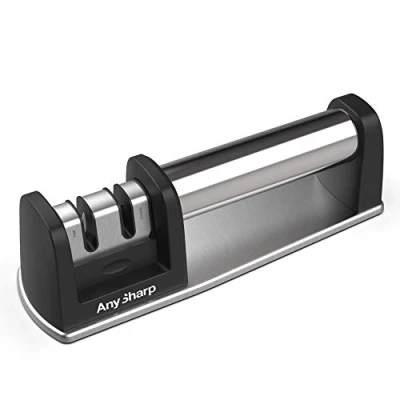 Image of AnySharp Handlebar Grip 2 Stage Knife Sharpener with Non Slip Base