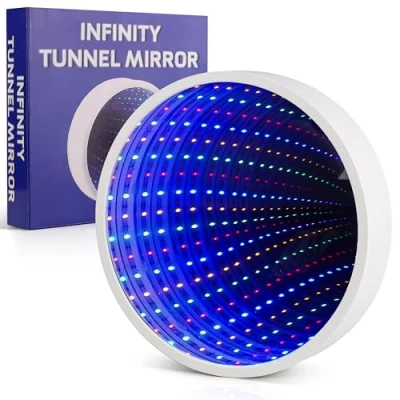 Image of The Glowhouse LED Tunnel Infinity Mirror Lighting Party Sensory Decoration