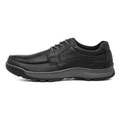 Image of Hush Puppies Men&#039;s Tucker Lace, Black, 9 UK