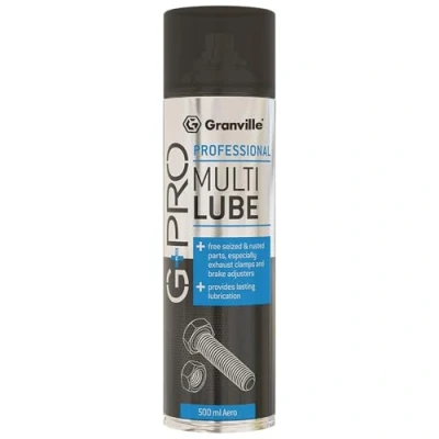 Image of Granville G+Pro Multi Lube 500ml Silicone Free Versatile Lubricant &amp; Cleaning Spray Moisture Repellent Rust Prevention Penetrating Fluid Ideal for Cars Bikes Tools