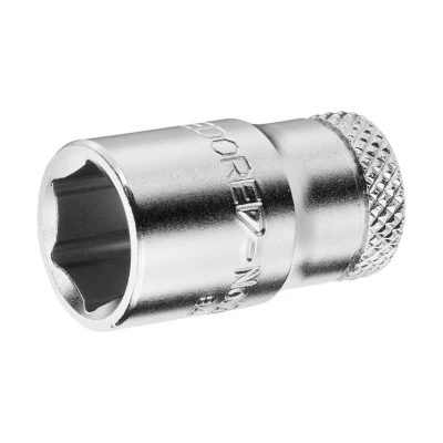 Image of GEDORE Socket, 1/4&quot; 6.3 mm drive, Hexagonal, 11 width, Tool, 20 11, Chrome plated steel