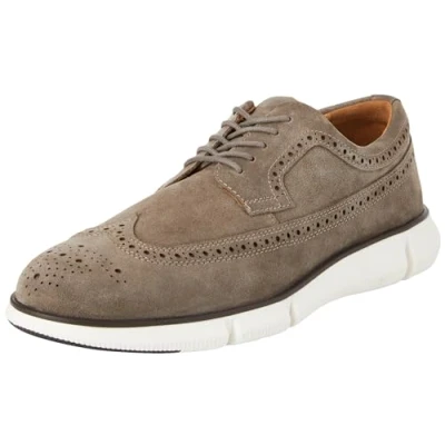 Image of Geox Men&#039;s U Adacter F Oxford, Dove Grey, 6.5 UK