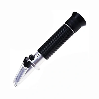 Image of V·RESOURCING Pet Dog &amp; Cat Refractometer, Urine Specific Gravity (1.000 1.060) Clinical Refractometer with Serum or Plasma Protein Test (2 14 g/100ml) for Veterinary Cat,Dog, Pets