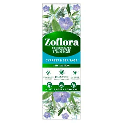 Image of Zoflora Cypress &amp; Sea Sage Disinfectant Concentrate 250ml