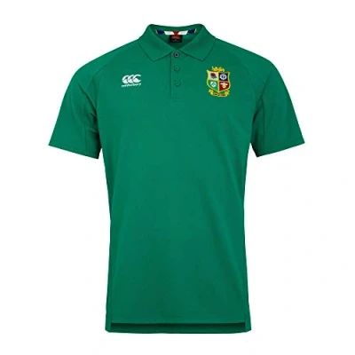 Image of Canterbury of New Zealand Men&#039;s British and Irish Lions Rugby Pique Polo Shirt, Bosphorus, M