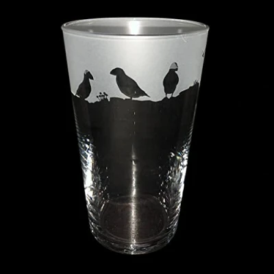 Image of Milford Collection Animo Glass Pint Beer Puffin