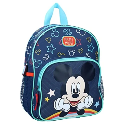 Image of Vadobag Mickey Mouse I&#039;m Yours To Keep Backpack 29 x 23 8 cm, Blue Navy