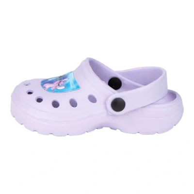 Image of CERDÁ LIFE&#039;S LITTLE MOMENTS Kids Purple Stitch Clogs, Berry, 8.5/9.5 UK Child