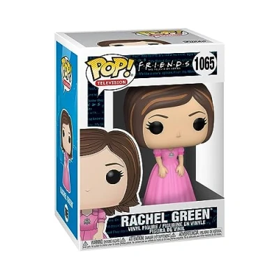 Image of Funko Pop! TV: Friends Rachel Green In Pink Dress Collectable Vinyl Figure Gift Idea Official Merchandise Toys for Kids &amp; Adults TV Fans Model Collectors