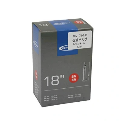 Image of Schwalbe SV5A Tube Presta 18 x 1.75 2.35 Inches,Black