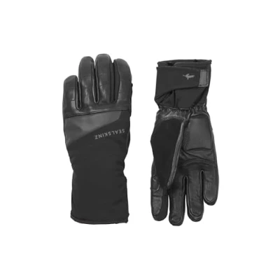 Image of SEALSKINZ Fring Fusion Control Unisex Waterproof Extreme Cold Weather Sheepskin Leather Insulated Gauntlet Outdoor Activities &amp; Work Three Layer Insulation Techology Merino Wool Lining
