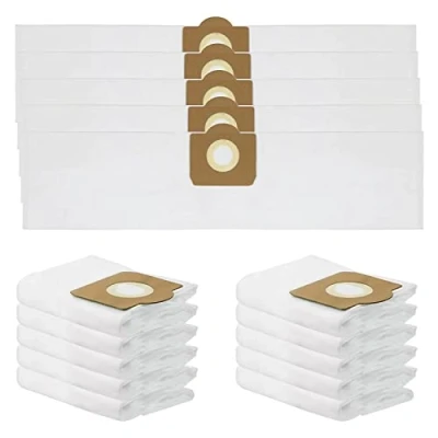 Image of SPARES2GO SMS Dust Bags compatible with Titan 16L 20L 30L 40L Vacuum Cleaner (Pack of 10 + Fresheners)