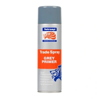 Image of Tetrosyl Trade Spray Paint Primer, Grey, 500 ml