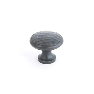 Image of Handmade Beaten Cupboard Knob 1 1/4&quot; Beeswax