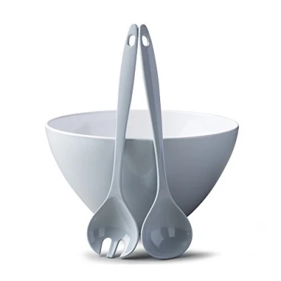 Image of Zeal G217BSET Salad Bowl and Server Set, Duck Egg Blue