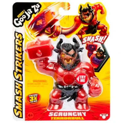 Image of Bandai CO42796 Heroes by GOO JIT Zu Action Figure, Discover the New Smash Strikers Horror Bull Kneading and Stretch Multi Colour