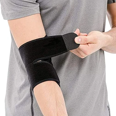 Image of VITTO Elbow Support for Men &amp; Women Compression Sleeve Tendonitis, Arthritis, Injury Tennis Strap, Golfers Support, Sleeves Weightlifting (M)