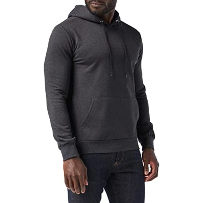 Image of FM London Mens Hyfresh Pullover Hoodie, Charcoal, S UK