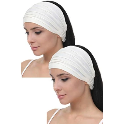 Image of Deresina Unisex Stretchy Headband (Cream)