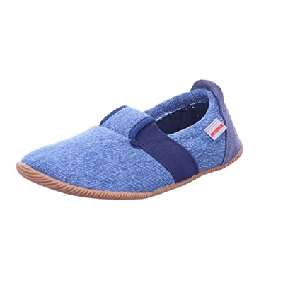 Image of Giesswein Unisex Kids Söll Slim Fit Flat Slippers, Dark Jeans,2.5 UK