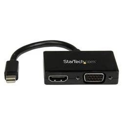 Image of StarTech.com Travel A/V Adapter: 2 in 1 Mini DisplayPort to HDMI or VGA Converter