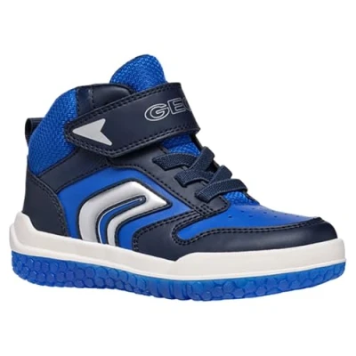Image of Geox Boy&#039;s J Buzzerlight Boy a Sneaker, Navy Royal, 5 UK Child
