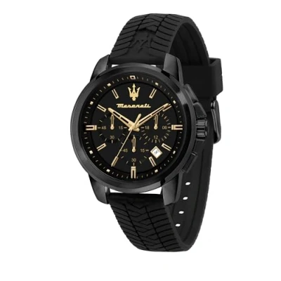 Image of Maserati Men&#039;s Stainless Steel, Silicone Watch, Successo Collection, with Strap R8871621011