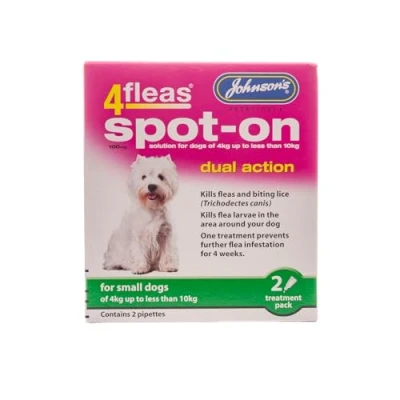 Image of 4fleas Spot on Small Dog 2 Vial Pack (Pack of 6)