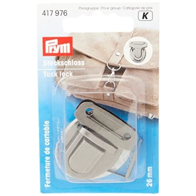 Image of Prym Tuck Lock, 26mm, Antique Silver