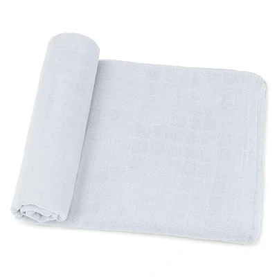 Image of Comfy Cubs Muslin Baby Blanket for Newborn, Swaddle Blanket, Neutral Receiving Boys and Girls (White)