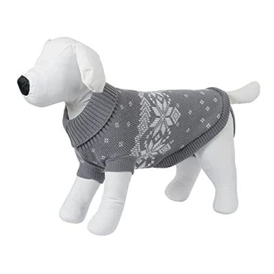 Image of Kerbl Sweater Lillehammer, 2X Small, Grey/White