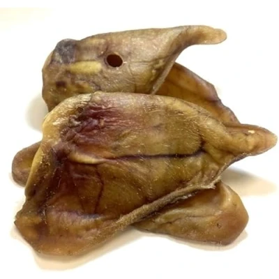 Image of *NEW* Premium Quality Large Pigs Ears (Pack of 2) Natural Dog Treats Chews LPD