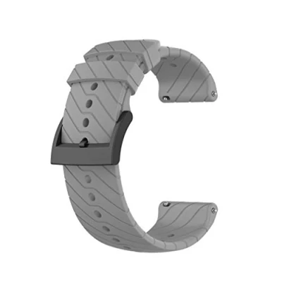 Image of Muovrto 24mm Strap for Suunto 7/Suunto 9/9 baro, Replacement Band Watch D5/Suunto Spartan Sport Wrist HR（Black）