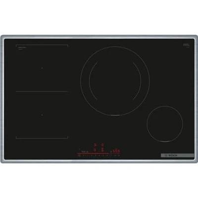 Image of Bosch PVS845HB1E Series 6 Smart Induction Hob (Stand Alone), 80 cm Wide, Combination of Two Cooking Zones, 28 Zone, All Round Frame, Based Hood Control