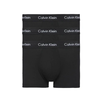 Image of Calvin Klein Underwear LOW RISE Trunk 3 PACK Pants black, Men&#039;s, Size: Large, Black