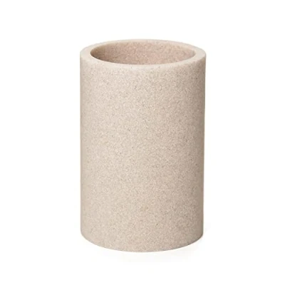 Image of TATAY Tumbler for Bathroom Vanities, Beige, 7,2 x 10,7 cm
