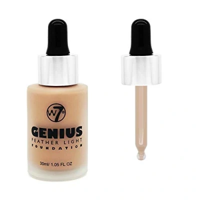 Image of W7 Genius Super Smart Feather Light Make Up Foundation, Natural Beige, 30 ml