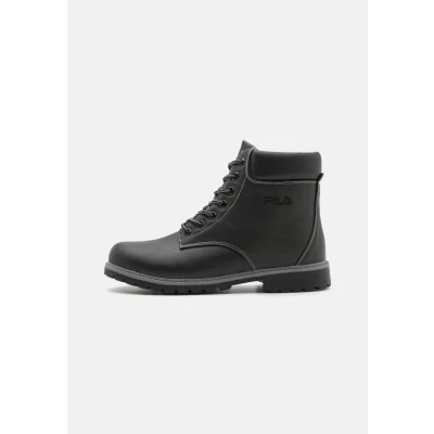 Image of Fila Maverick MID Unisex Laceup ankle boots, Size: 7, Black High quality imitation leather
