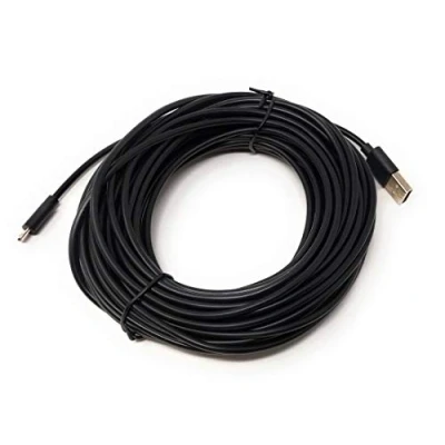 Image of System S 13 m Micro USB Data Cable Charging in Black