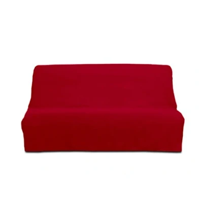 Image of Soleil d &#039;Ocre Panama Clic Clac Sofa Bed Cover, Cotton 200 x 140 cm, red, 190 204