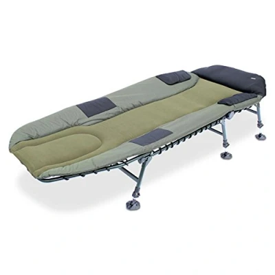 Image of Abode® Carp Fishing Camping Folding 6 Leg Transformer Sport Bedchair