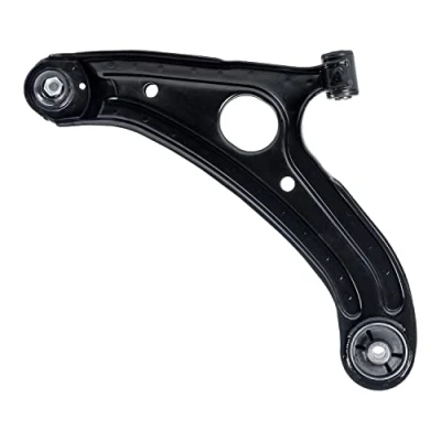 Image of 545001C000 Suspension Arm BLUE PRINT ADG08696 with bearings ball joint Lower, Front Axle Left Control 15mm HYUNDAI: Getz