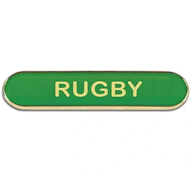 Image of Emblems Gifts Rugby Badge ideal for schools (Green)