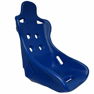 Image of FORZA Plastic Bucket Seat 9 Colours Available Ultra Durable Material (Dark Blue)